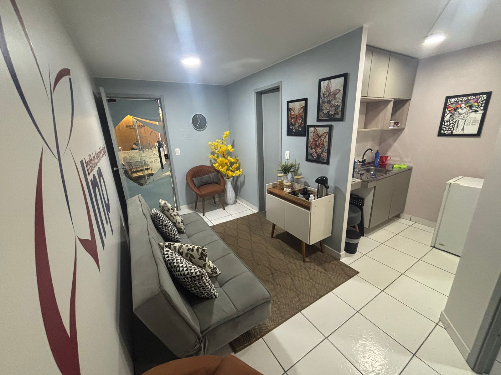 Recepção da clínica INP